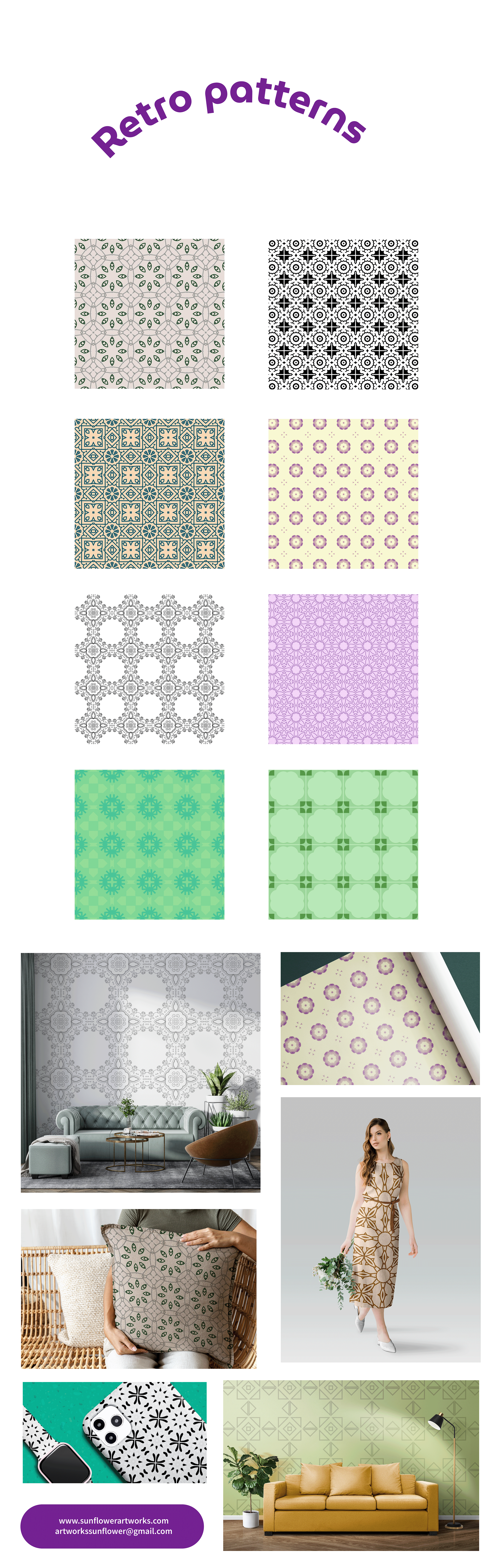 Example of Retro patterns