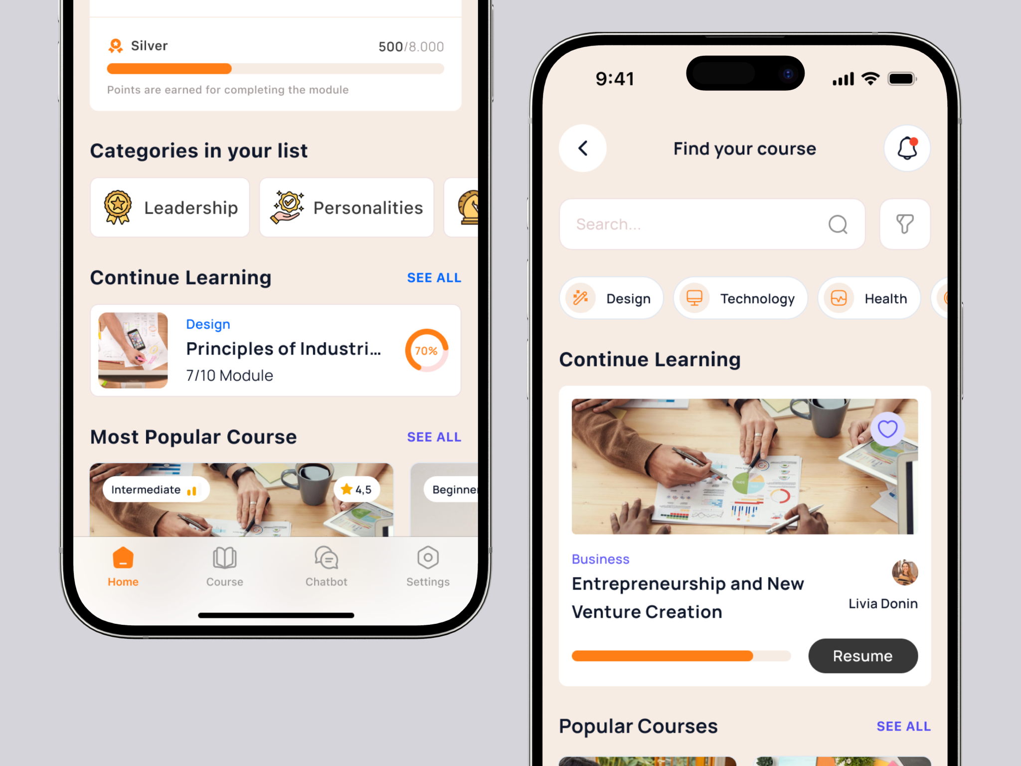 Learning App UI Design by Shahaduzzaman Sarker 💢 on Dribbble