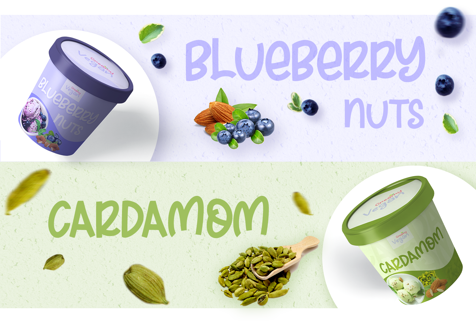 Packaging design /Creamy Vegan adobe photoshop branding design graphic design illustration