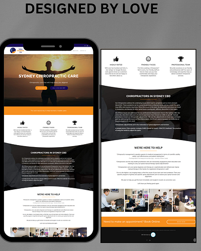 A Chiropractic Website Design ecommerce website funnel builder funnel design gohighlevel gohighlevel funnel gohighlevel website lovebuilltfunnel marketing specialist mobiile optimization responsive design website design