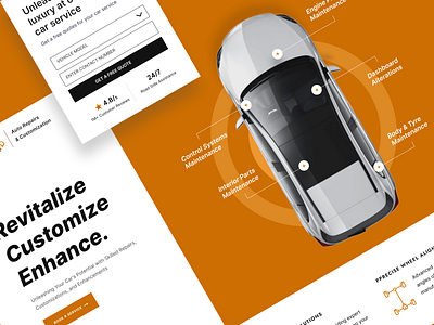 Auto Repair etc. ui ui design
