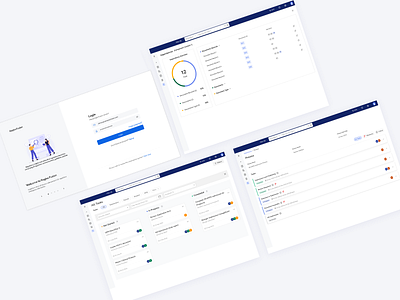 UI Creations application dashboard kanban login tasks ui visual