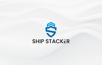 Ship Stacker Logo Design branding business creative logo custom logo graphic design letter logo logo modern ship