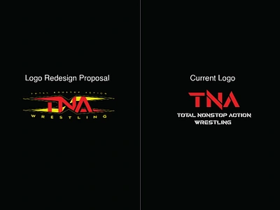 TNA Wrestling Logo brand brand identity branding impact logo logo design sports wrestling