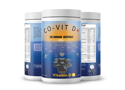 CO VIT D+ Immune Supplement immune supplement immunity supplement packaging design product packaing supplement supplement label design vitamin d