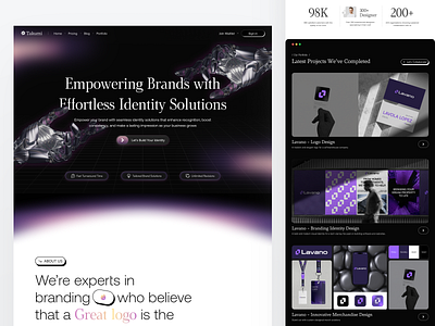 Takumi - Creative Agency Landing Page agencylandingpage agencyportfolio agencyshowcase agencywebsite brandingagency brandingsolutions cleandesign creativeagency creativedesign creativelandingpage designstudio digitalagency emura graphicdesignagency interactivewebdesign judha logodesignagency visualidentity webagencydesign webcreativity