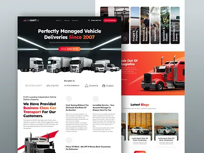 Car Shift UK | Sales Landing Page branding design landing page logo moodboard prototype sales landing page ui ux ux research wireframe