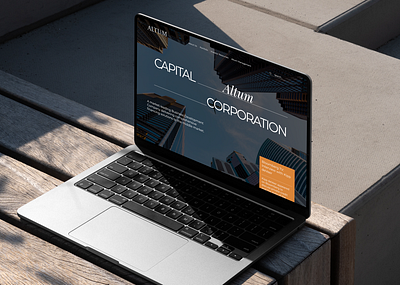 ALTUM Capital - Financing and Investment Management website design design pages design website finance landing page typography ui uxui uxui design web design