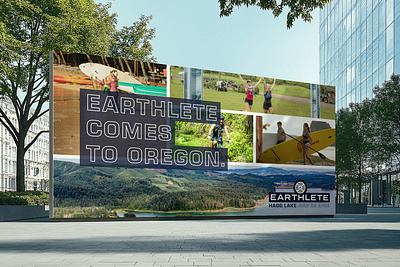 EARTHLETE // Billboard brand brand design brand designer brand guidelines brand identity brand identity system branding logo logo design logo designer oregon outdoor technical