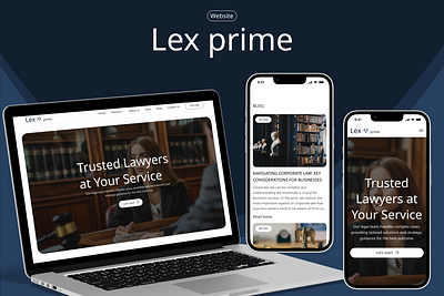 Legal services website - Lex Prime attorney website corporate web design law law firm law firm website law web design legal services legal web design modern legal uiux responsive law website ui ui design ui design for law uiux ux ux design ux design for law firms web design