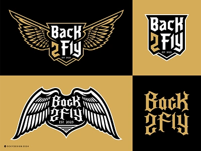 DESIGN FOR BACK2FLY MERCH apparel badge logo branding clothing brand clothing line design esports illustration letter mark logo design logo mark mascot mascot logo merchendise shield logo sports brand sports design ui wingslogo wordmark