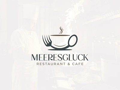 Restaurant & cafe logo! branding cafe coffee cup designer logo food logo graphic logo logo design minimalist negative space professional restaurant restaurant logo vector spoon unique logo