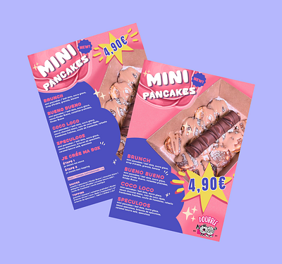 Flyer pour une marque de Donut