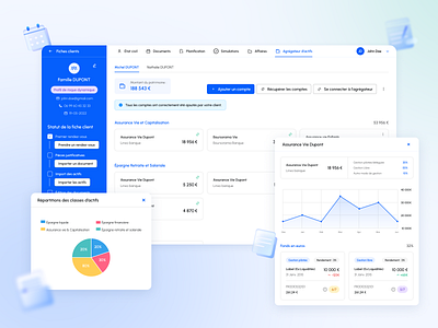 Asset Management Webapp account manager ant design app asset manager charts dashboard design portfolio ui ux wallet