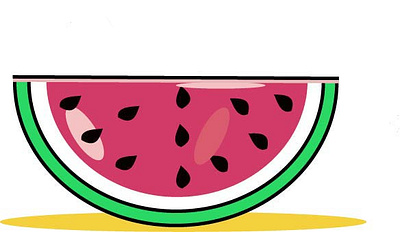 Watermelon Illustration design graphic design illustration watermelon