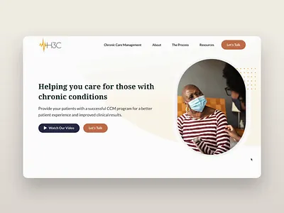 H3C - Home Page clean design healthcare home page modern orange purple ui ux web design website website design