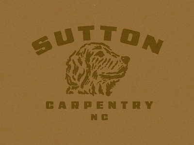 Sutton Carpentry Logo branding graphic design identity logo logo design mascot design