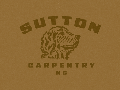 Sutton Carpentry Logo branding graphic design identity logo logo design mascot design