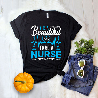 Nurse Typography T-shirt Design adobe illustrator design graphic graphic design graphic designer graphic designing illustration nafisfuadpranto nurse day nurse t shirt rockstar graphic t shirt t shirt design tshirt design typography typography t shirt ui vector