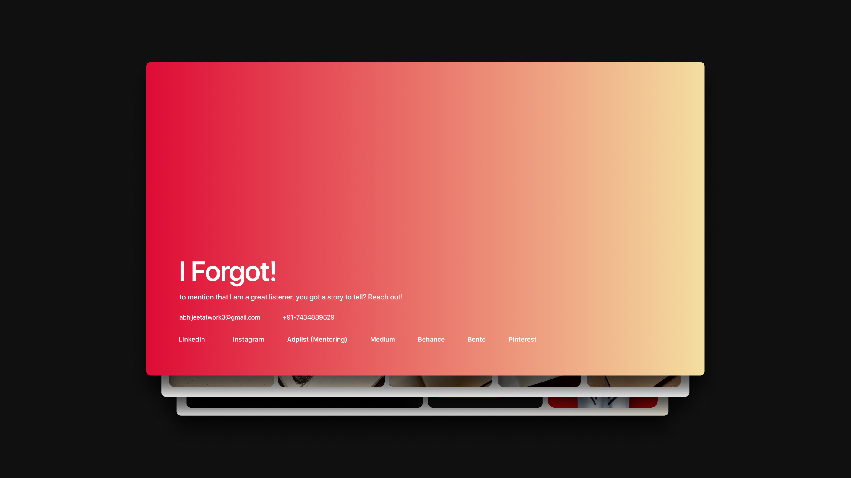 Portfolio - Adding creativity to observations animation brand communication brand design brand strategy branding communication consultation creative design design graphic design illustration inspiration logo portfolio ui ui ux