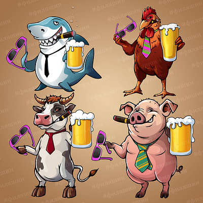 Characters for the brand branding cartoon character design graphic design illustration vector