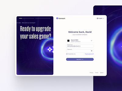 Login & Sign up - UI exploration ai artificial intelligence crm genai login login page sales sign up