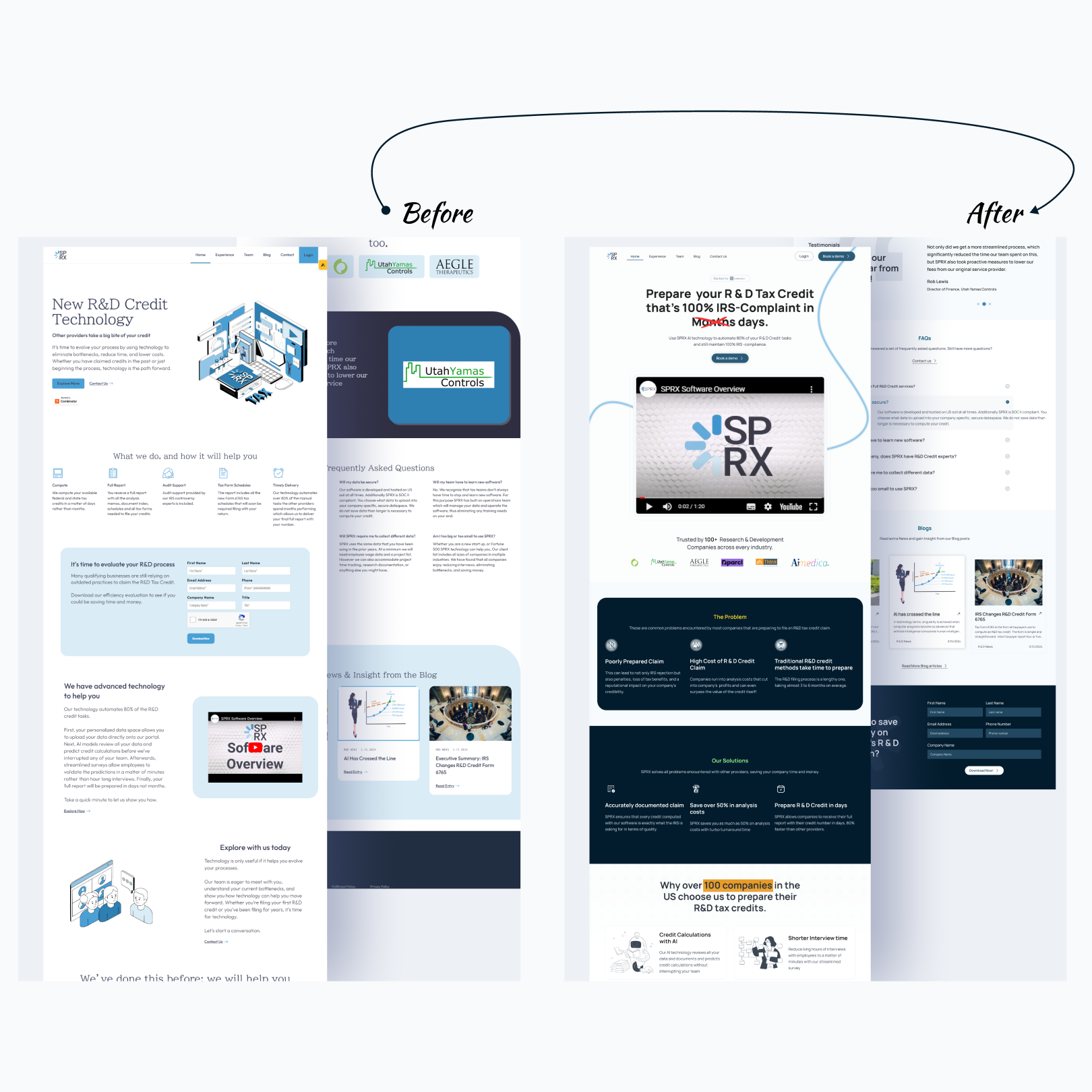 SaaS Landing Page Revamp -Modern Design accessibility copywrite design landing page product design redesign revamp saas seo ui ux