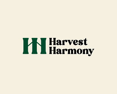 Harvest Harmony brandidentity branding ecofriendly graphicdesign logo logodesign natureinspired organic sustainability