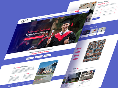 College Website Redesign – Empowering Connected Learning accessibilitydesign cleandesign creativedesign designinspiration educationwebsite figma modernui productdesign responsivedesign uiuxcasestudy uiuxdesign userexperience visualdesign webdesign websiteredesign