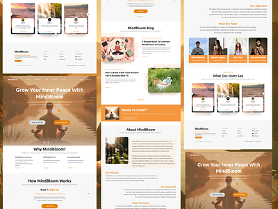 MindBloom: Design Your Path to Personal Growth | website animation branding creativedesign digitalwellness graphic design growthjourney logo mentalhealthdesign onebytesolutions personalgrowth selfcare transformationdesign ui uiuxdesign userexperience webdesign websitedesign wellnessdesign