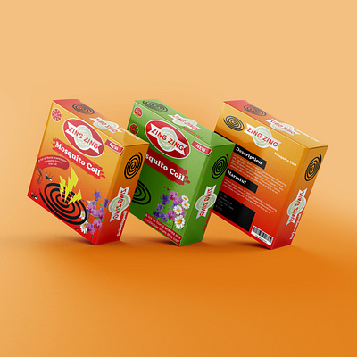 Mosquito Coil Box Packaging Design box design coil box coil box design design graphic design label design packaging design pouch desgin product design