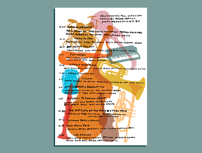 Calligraphy Poster for Music Series calligraphy handwriting music poster typography