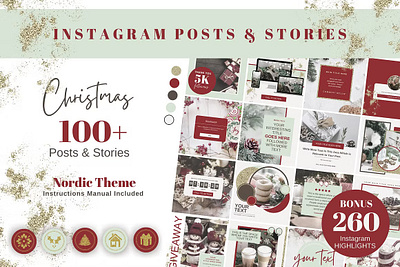 CHRISTMAS INSTAGRAM TEMPLATE BUNDLE canva christmas christmas christmas bundle christmas coaching christmas highlights christmas instagram christmas kit christmas posts christmas social media christmas templates coaches christmas instagram christmas jennifer magri