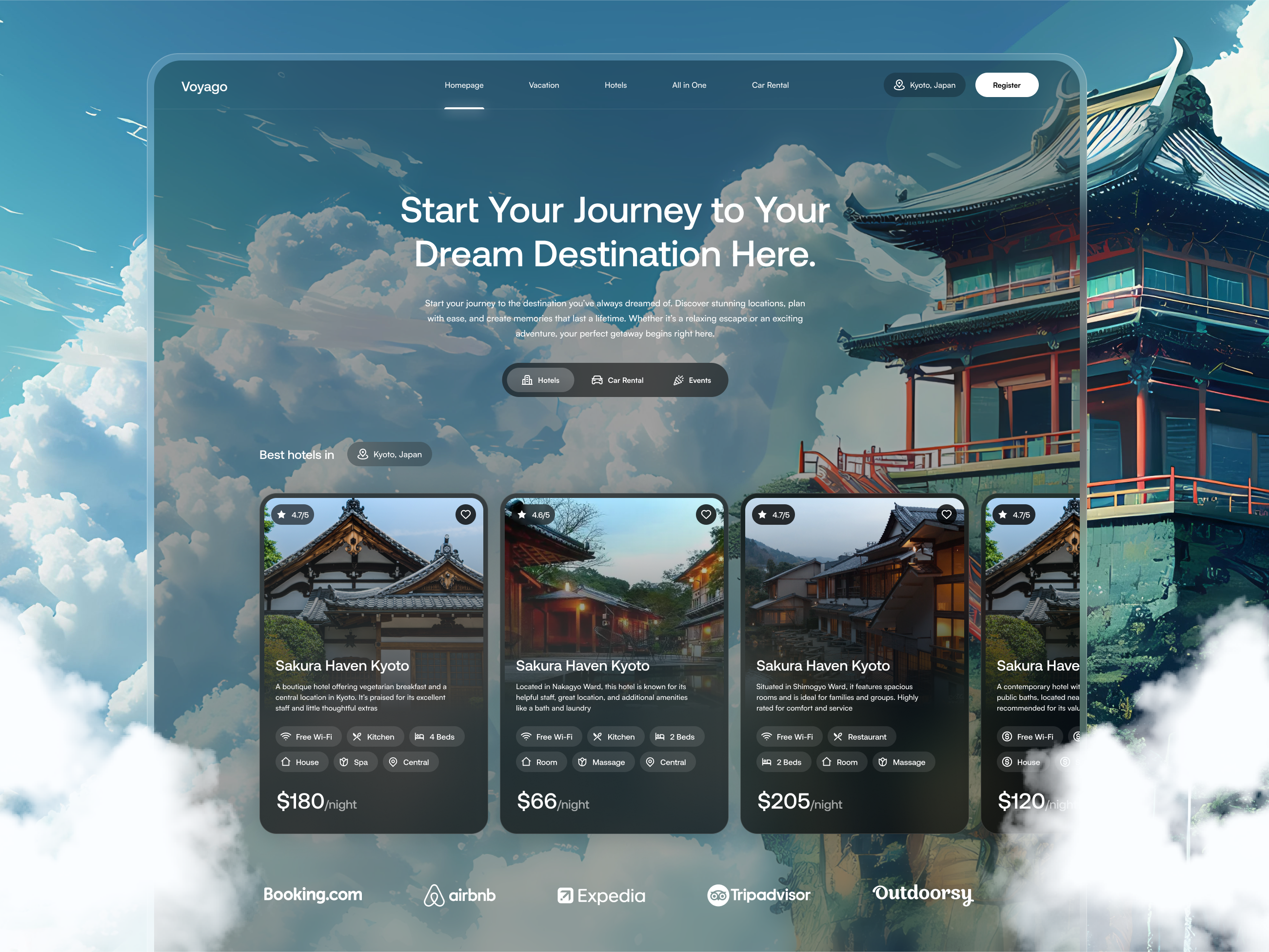 Example of Clean & Modern Landing Page Design