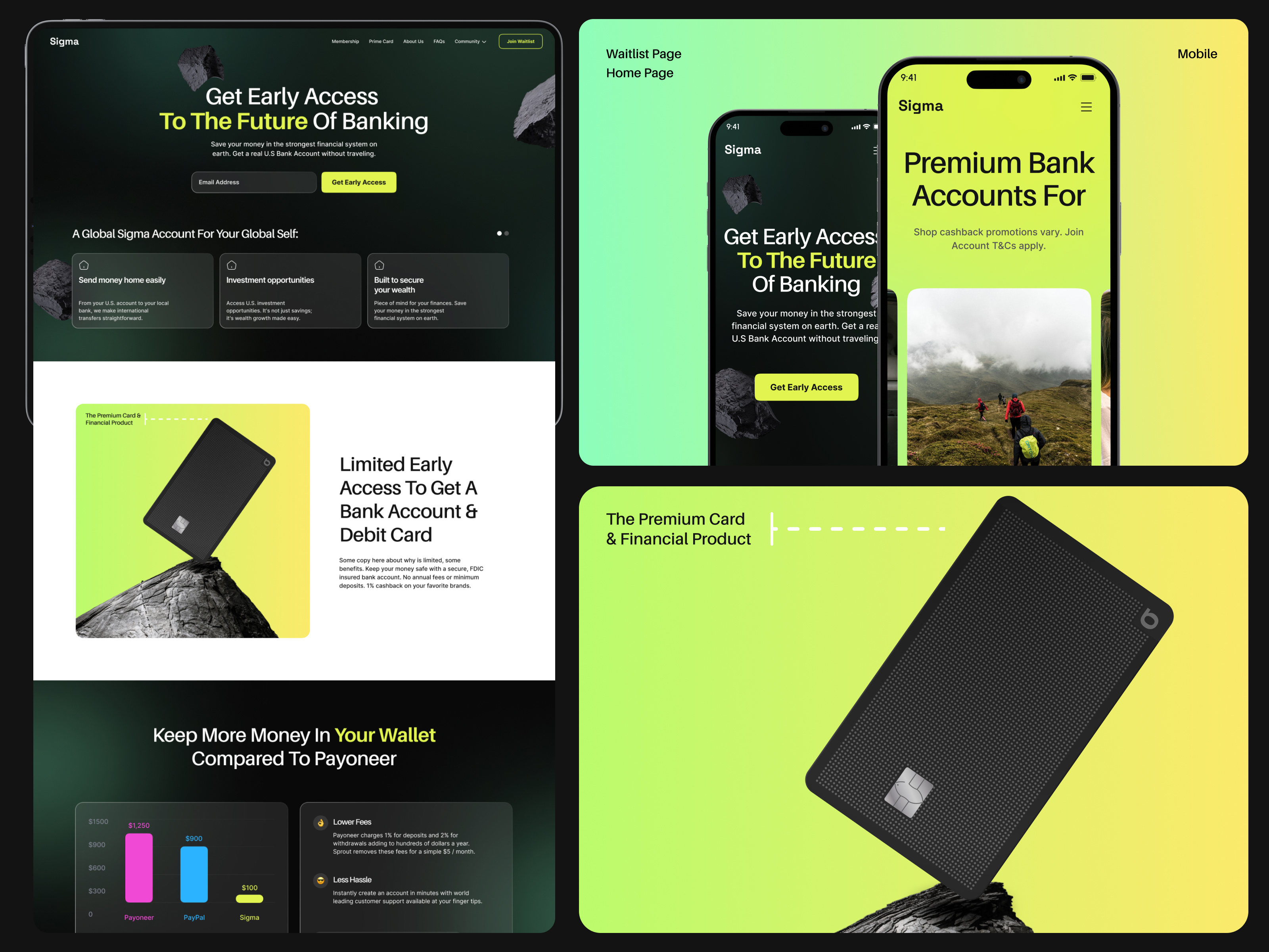 Sigma - Branding for Fintech Company