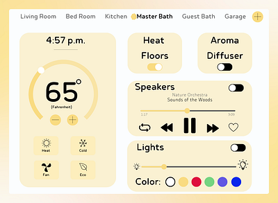 Prompt: Home Monitor - Challenge #21 dailyui