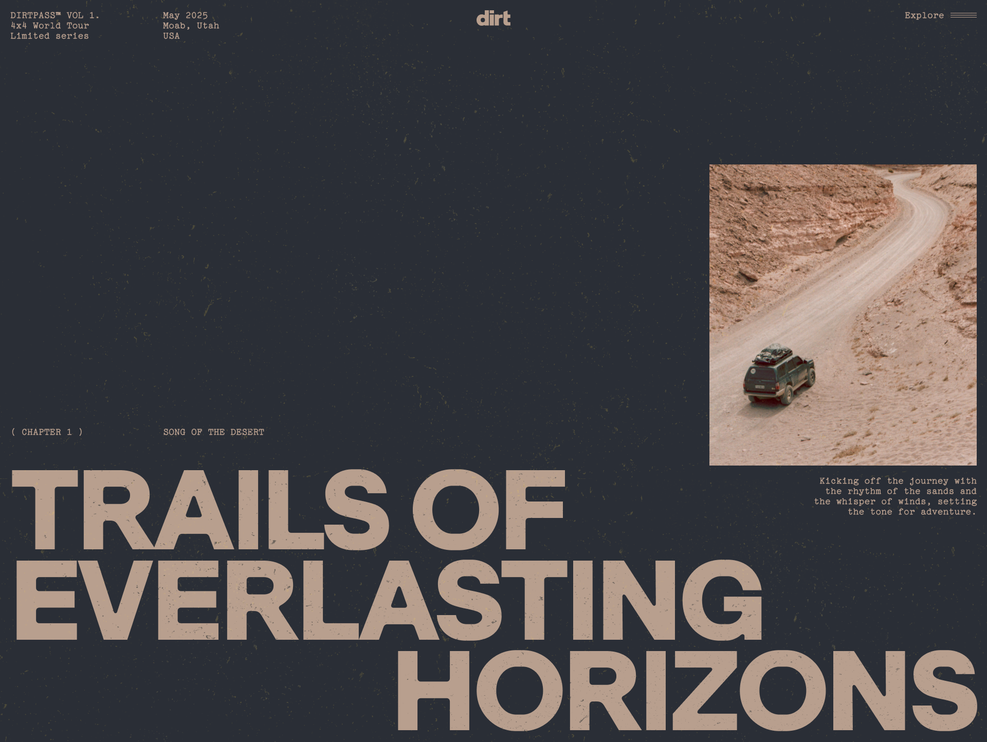 Example of DIRTPASS™ VOL 1. / Chapter 1