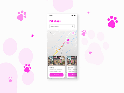 UI Challenge - Maps graphic design maps pets product design ui ui design ux ux design