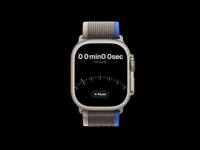 Apple Watch Pomodoro Timer Animation aftereffects animation animationchallenge apple pomodoro ultra watch