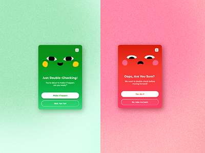 UI Challenge - Expressive modals modal ui ux