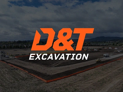 D&T Excavation I brand brand identity branding construction design identity design logo logo design logo designer logos negative space oregon portland rebrand rebranding wordmark