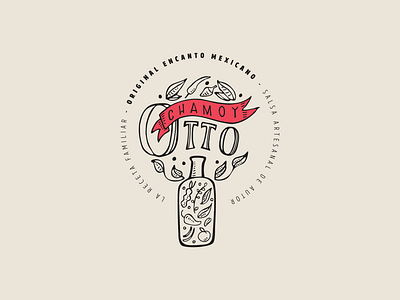 Otto Chamoy branding illustration lettering logo type