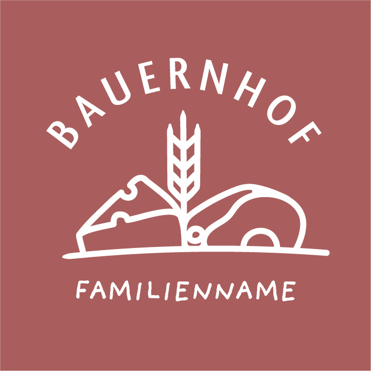 farm logo cheese and ham