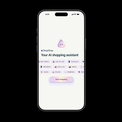 Shopping AI concept ai design ecommerce figma ui ux