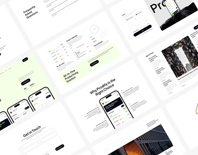 Prodify Website - Website for Prodify app app clean hero section landing landing page minimal mobile ui productive productivity app section ui ux web web design webdesign website