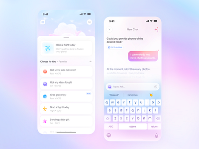 AI Assistant App ai ai app ai startup app app design artificial intelligence assistence chat gpt gpt ios machine learning minimal mobile mobile app product design sajon software tech ui ux