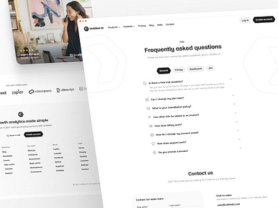 Frequently asked questions (FAQs) — Untitled UI accordion contact page documentation faqs frequently asked questions minimal web design