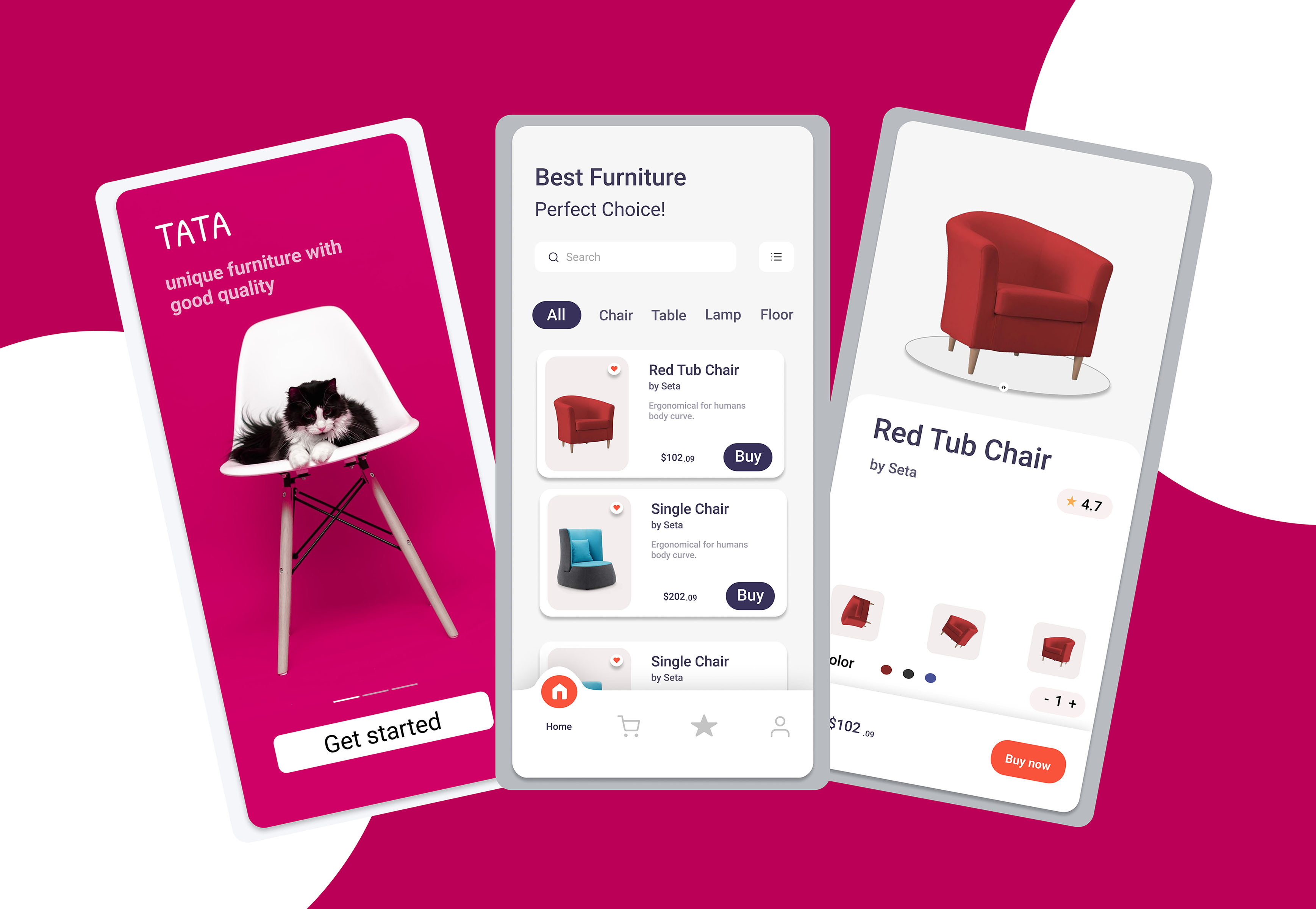 Example of Modern Mobile App UI UX Design In Figma