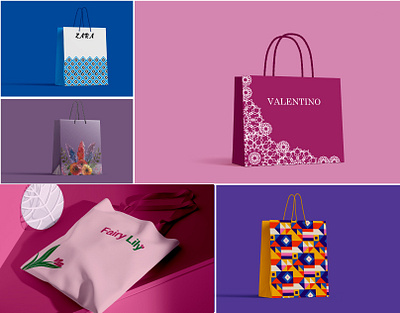 Shopping bag design branding design graphic design illustration shopping bag shopping bag design shopping bag kit