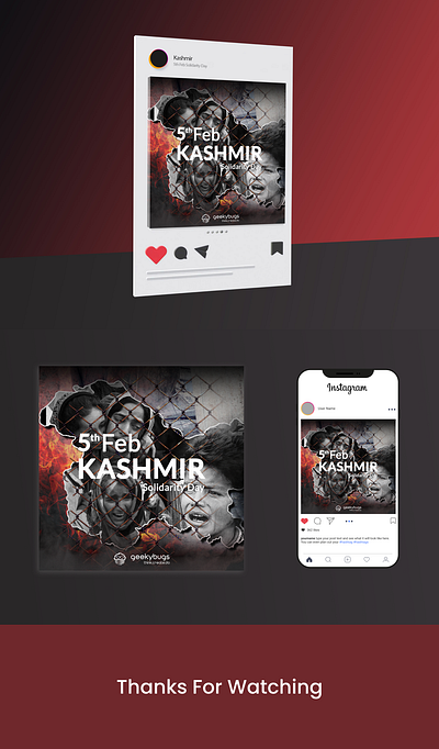 Kashmir Day Post 5 feb kashmir day graphic design kashmir day kashmir day post post design poster design social media post